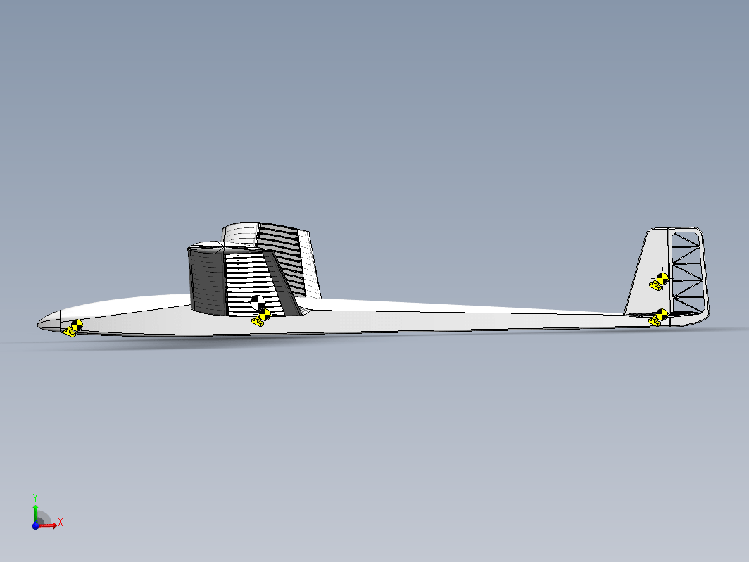 rc sailplane滑翔机结构