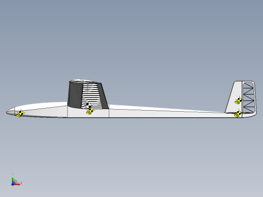 rc sailplane滑翔机结构缩略图