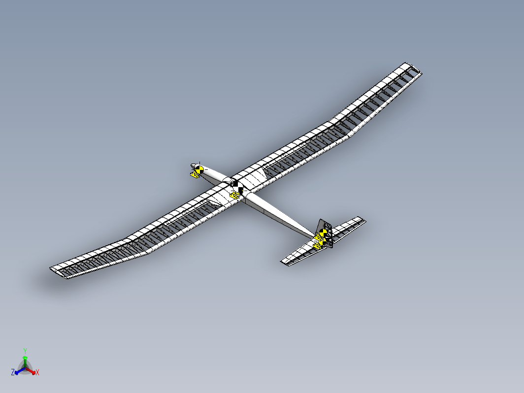 rc sailplane滑翔机结构