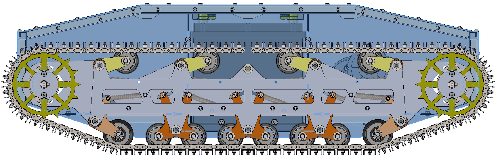 tracked vehicle履带车底盘