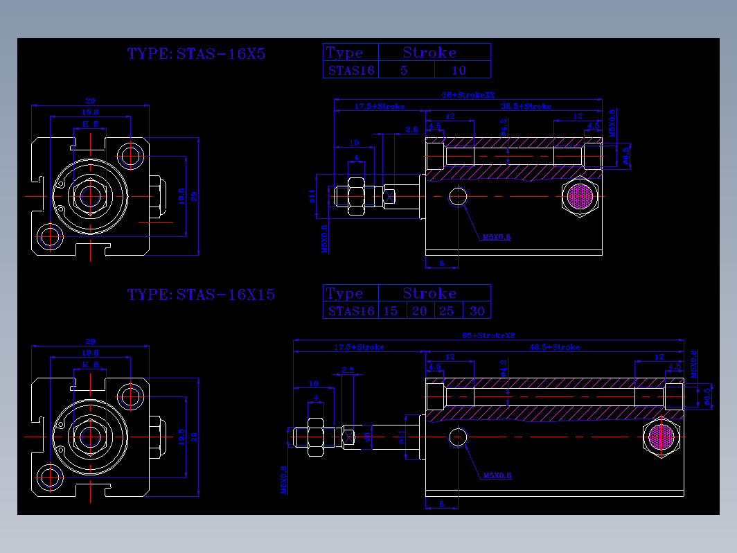 SDA气缸 83-STA-16-SW