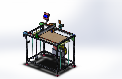 Cubic v3 3D打印机结构缩略图