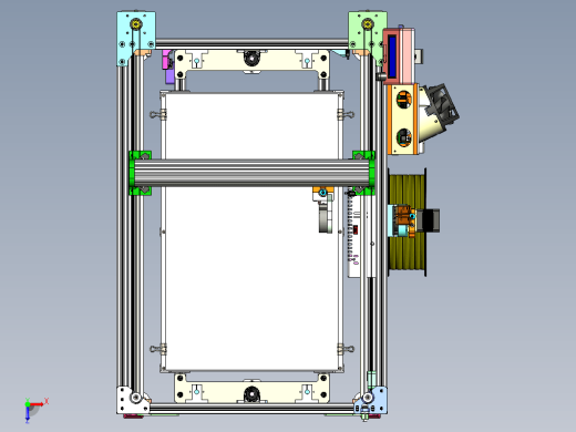 Cubic v3 3D打印机结构缩略图