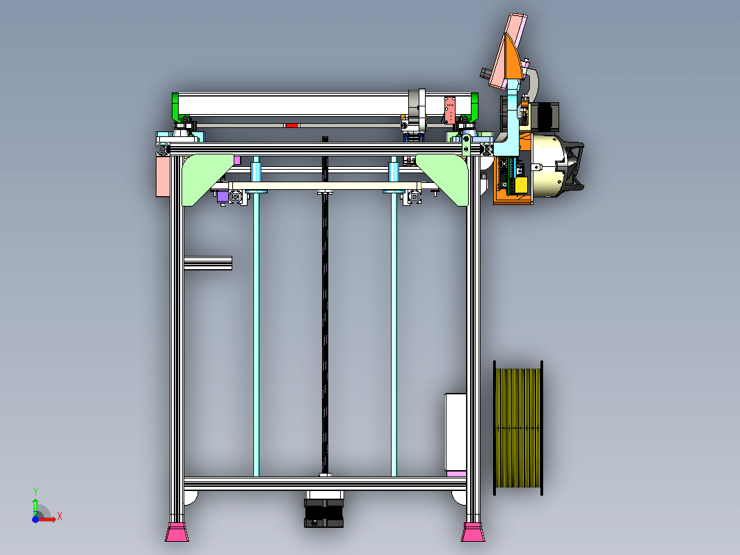 Cubic v3 3D打印机结构