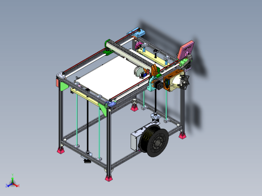 Cubic v3 3D打印机结构缩略图