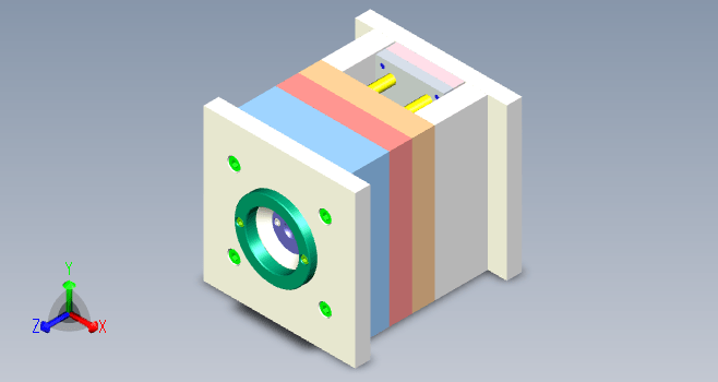 塑料积木注塑模具设计三维STP+CAD+说明