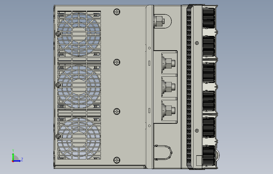 高性能多机传动驱动器STEP_B00(MD810-50M4T160G300+整机外形图)