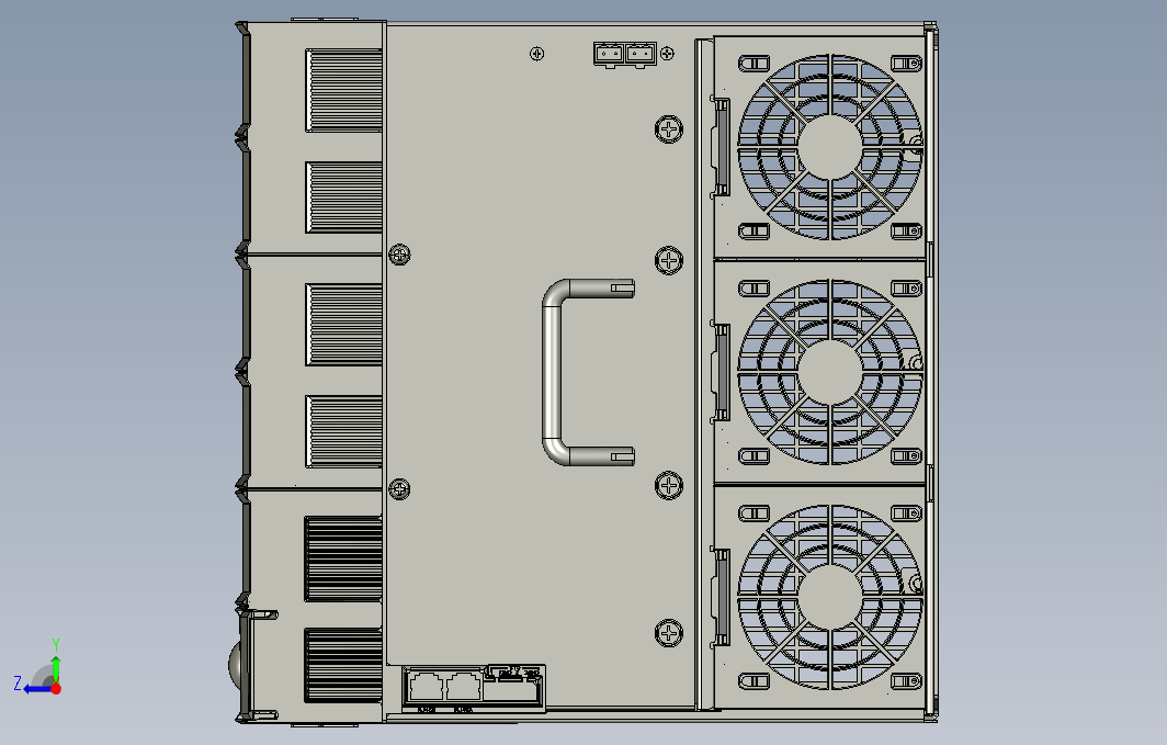 高性能多机传动驱动器STEP_B00(MD810-50M4T160G300+整机外形图)