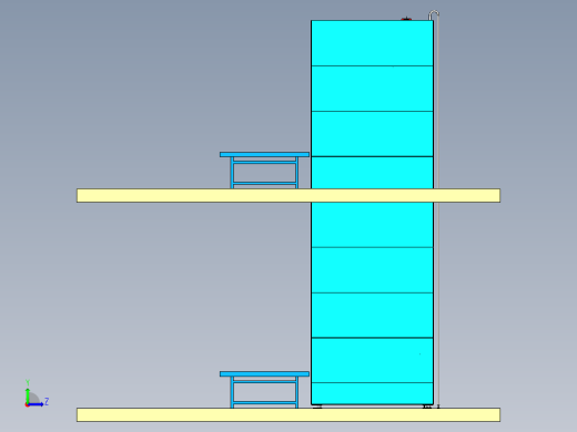 C型连续提升机CATIA R20缩略图