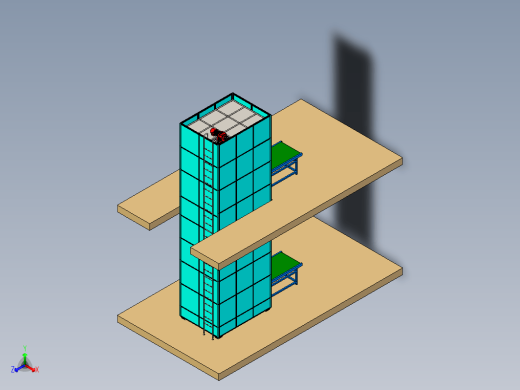 C型连续提升机CATIA R20缩略图