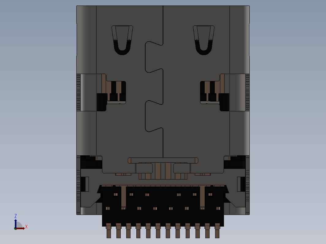 USB 连接器 C 型母头