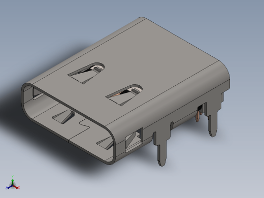 USB 连接器 C 型母头