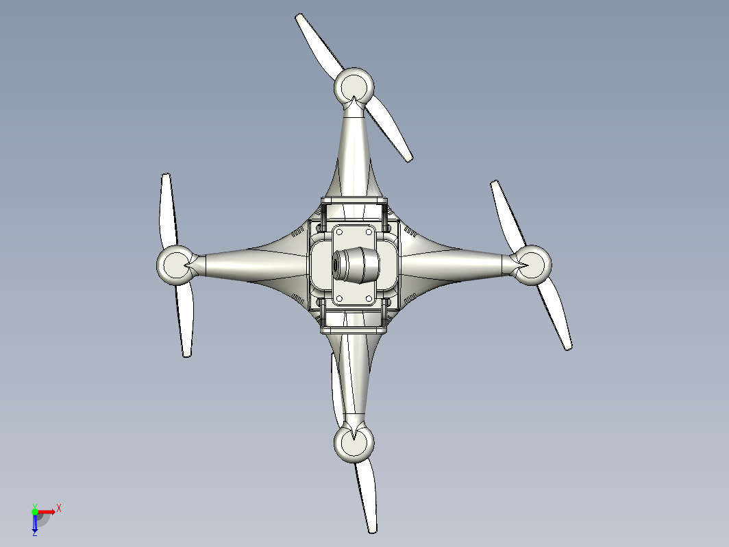 四旋翼无人机设计模型