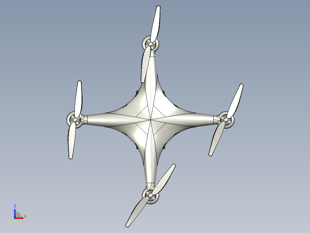 四旋翼无人机设计模型