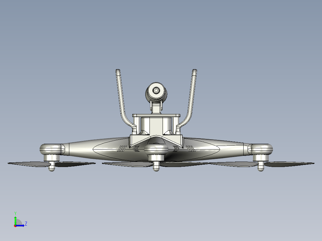 四旋翼无人机设计模型