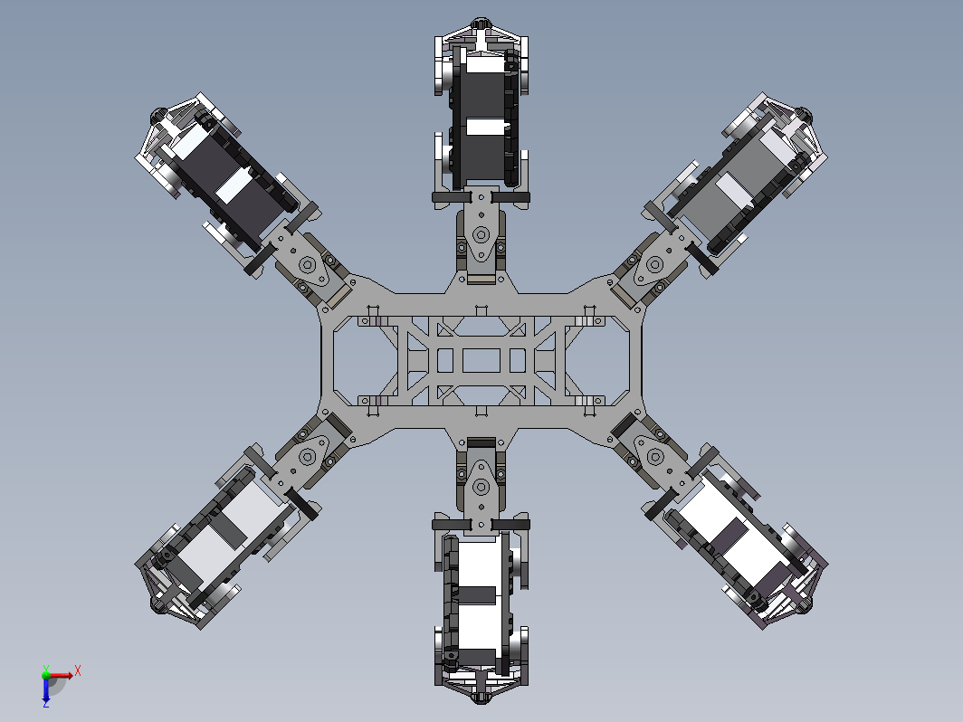 六足蜘蛛爬行机器人 Hexapod robot