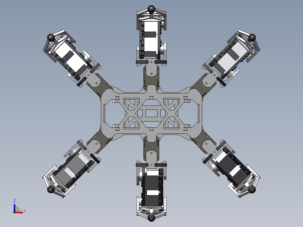 六足蜘蛛爬行机器人 Hexapod robot