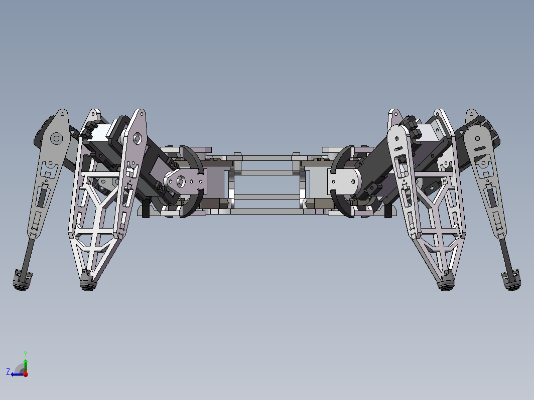 六足蜘蛛爬行机器人 Hexapod robot