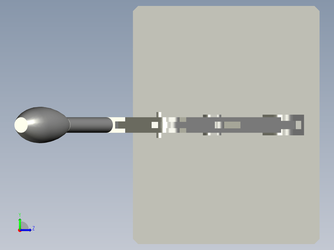 手动冲床proe运动仿真
