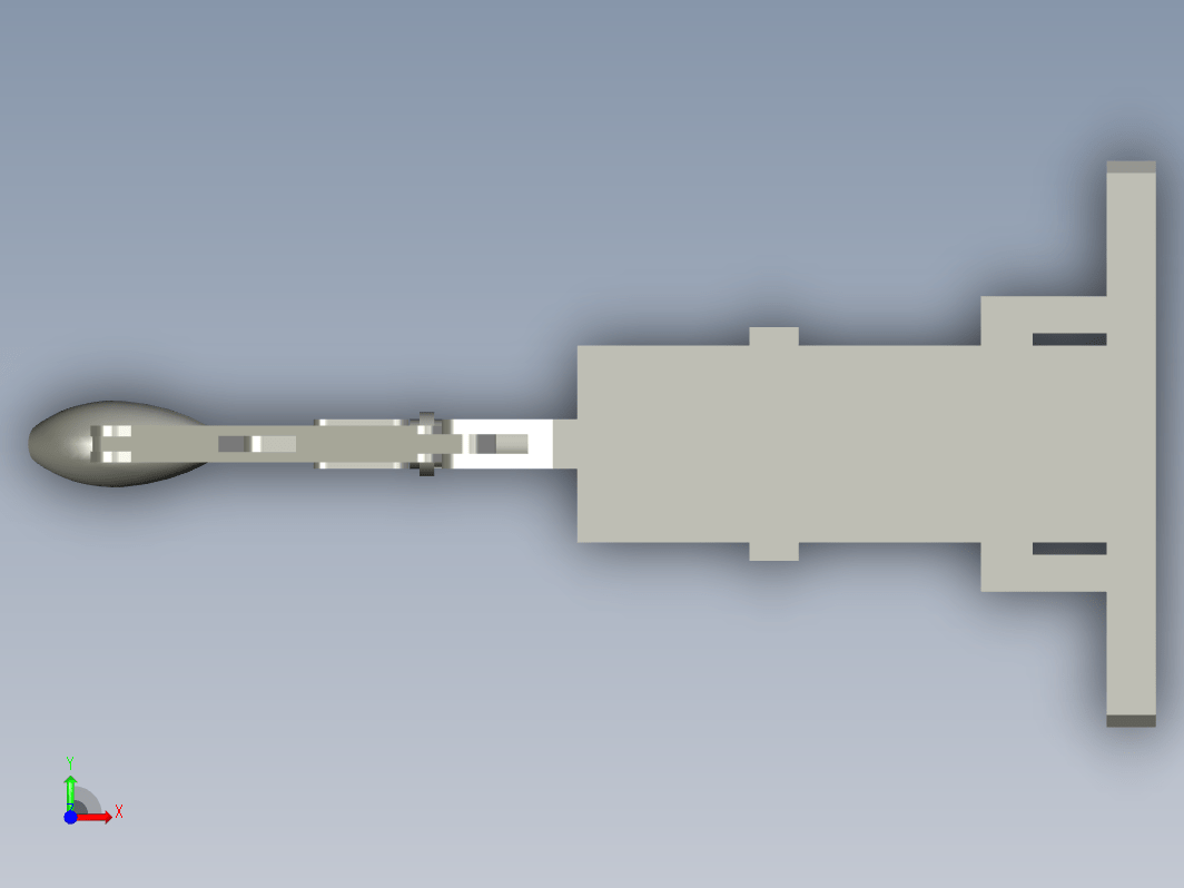 手动冲床proe运动仿真