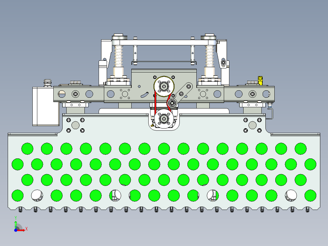 单行纸盒夹持器结构