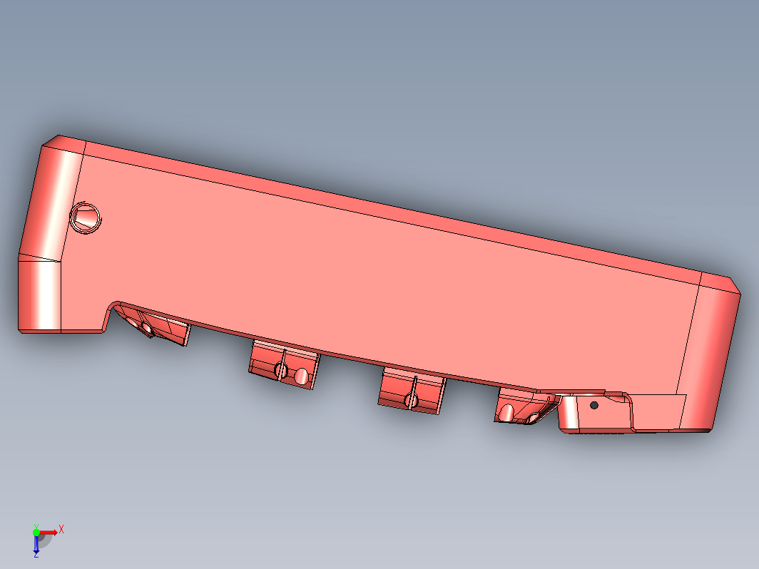 整体倾斜式顶出模具