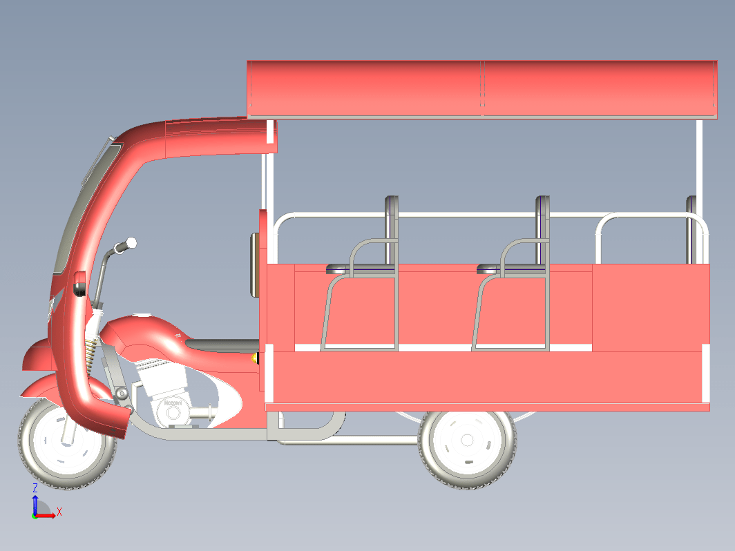 Tutuk三轮载客摩托车