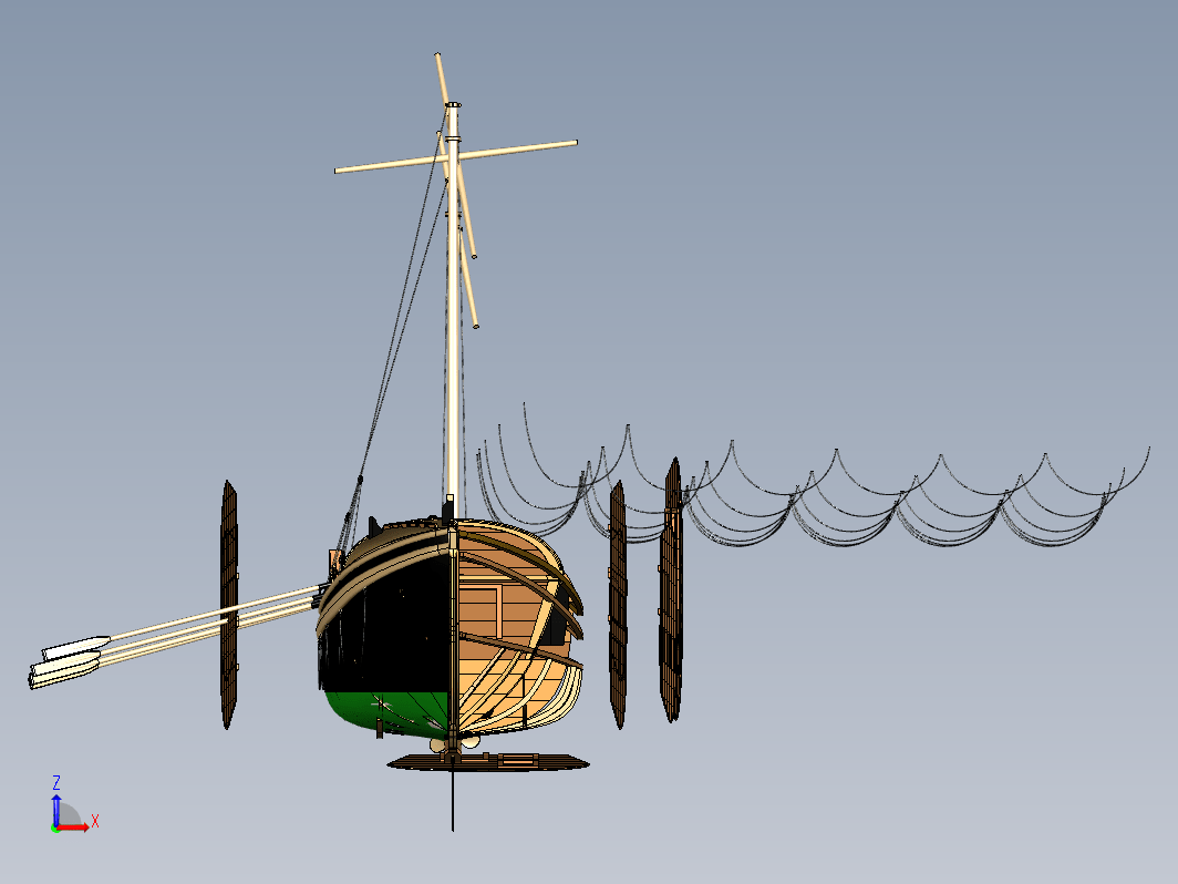 救生艇结构 McLellen Type E