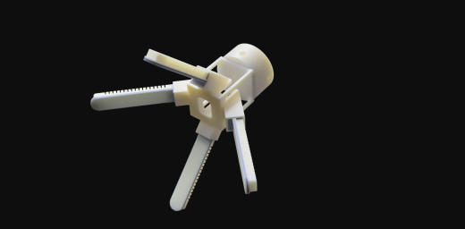 四指机械爪 PneuNet 4 actuators
