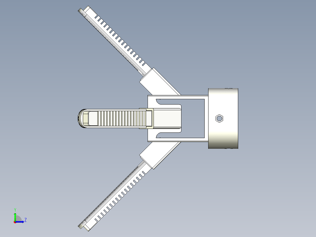 四指机械爪 PneuNet 4 actuators