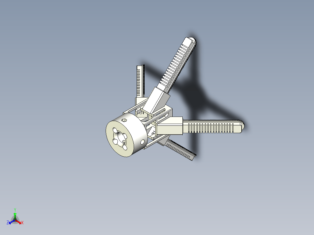 四指机械爪 PneuNet 4 actuators