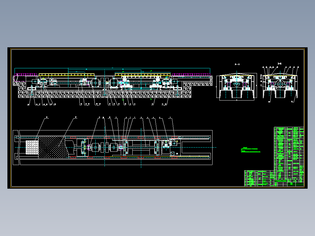 悬架性能测试用汽车减振试验台设计+CAD+说明书