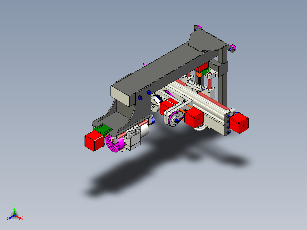 C4_CNC5轴数控铣床3D模型