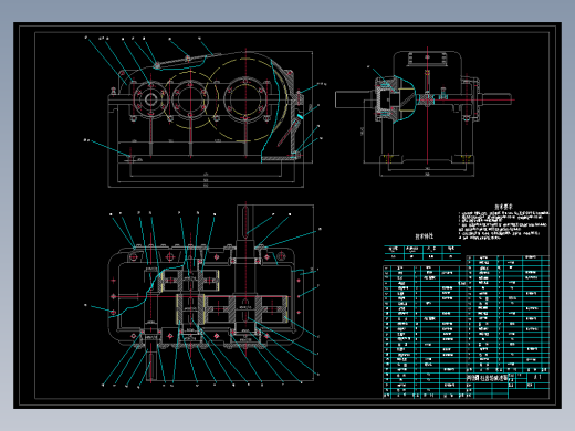 带式输送机毕业设计资料（3套）CAD+和说明书缩略图