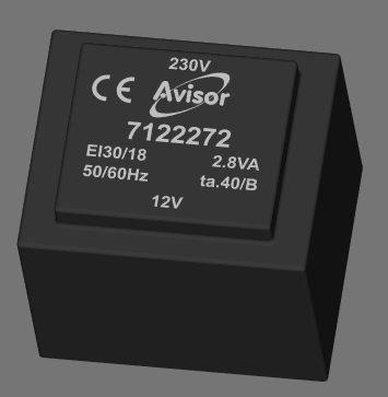 变压器 23012V 2.8VA - AVISOR 7122272缩略图