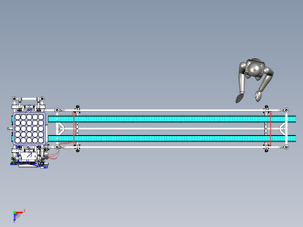 精益管货架 Karakuri Less Energy Mechanism