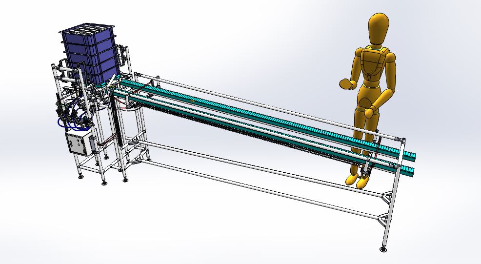 精益管货架 Karakuri Less Energy Mechanism