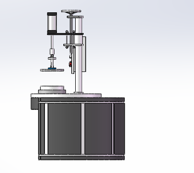 瓶盖自动压缩锁紧机三维模型设计