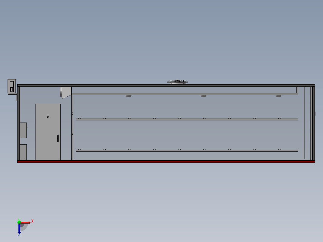 冷藏车车厢三维SW2022带参