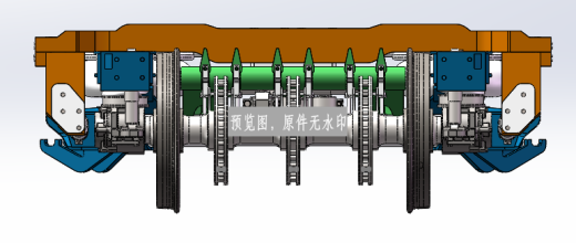 CRH3 CRH380非动力转向架（拖车转向架）缩略图