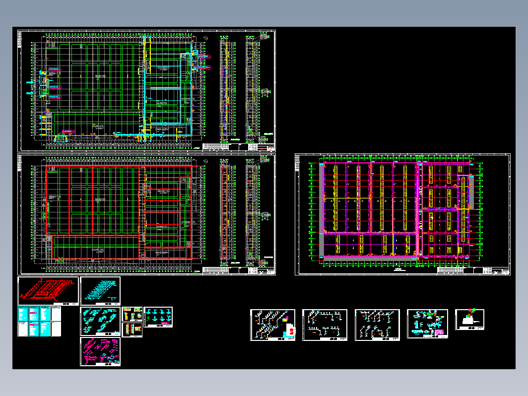 联合厂房给排水设计图纸