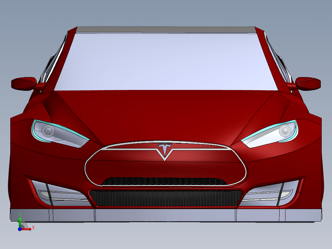 车壳三维模型建模三维SW2017带参