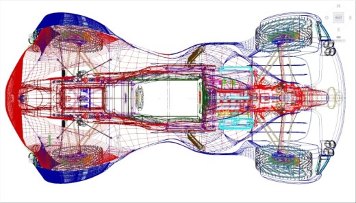 BAC MONO单座跑车模型3D图纸缩略图