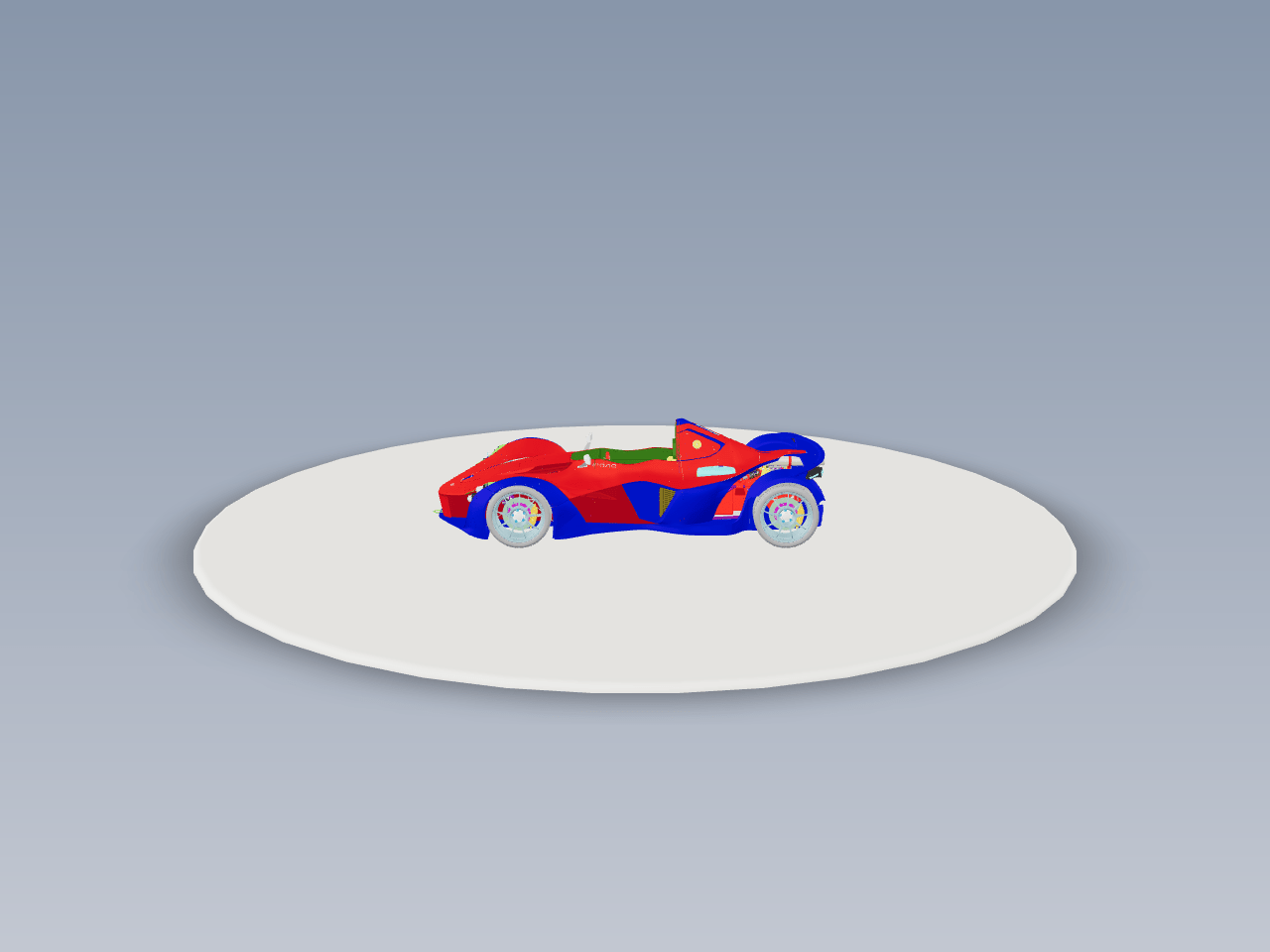 BAC MONO单座跑车模型3D图纸