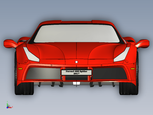 双座敞篷跑车 Ferrari 488 Spider 2017缩略图