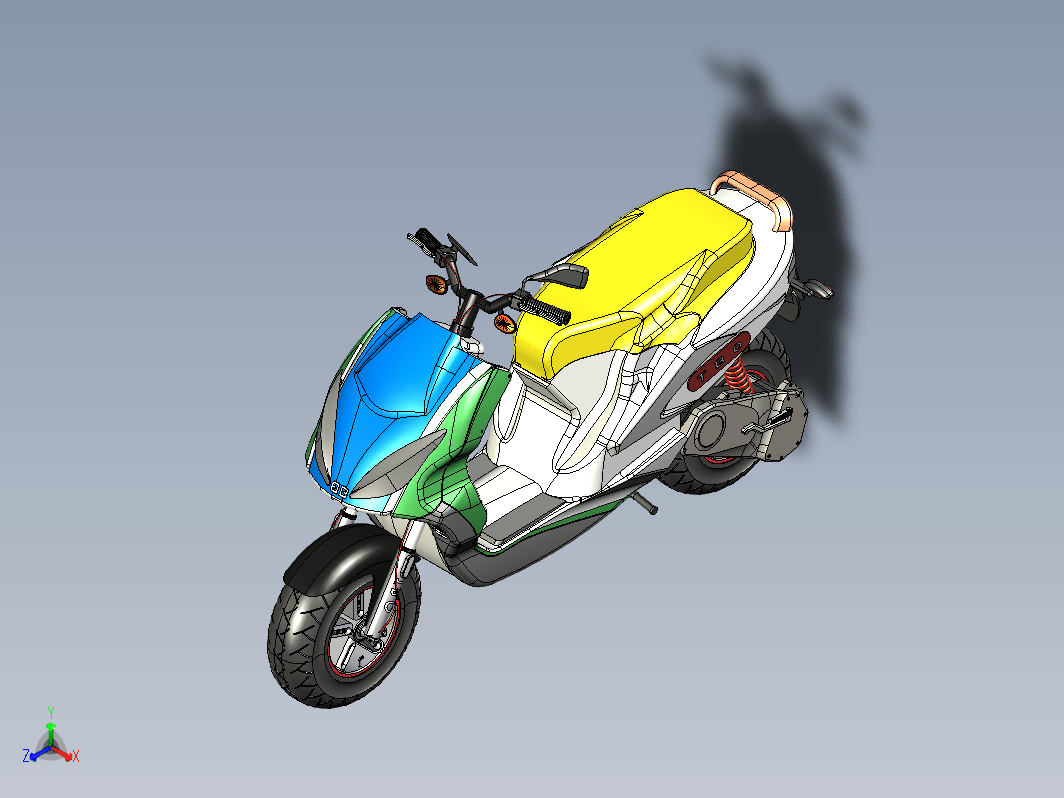 Scooter TBO - S20小型摩托车