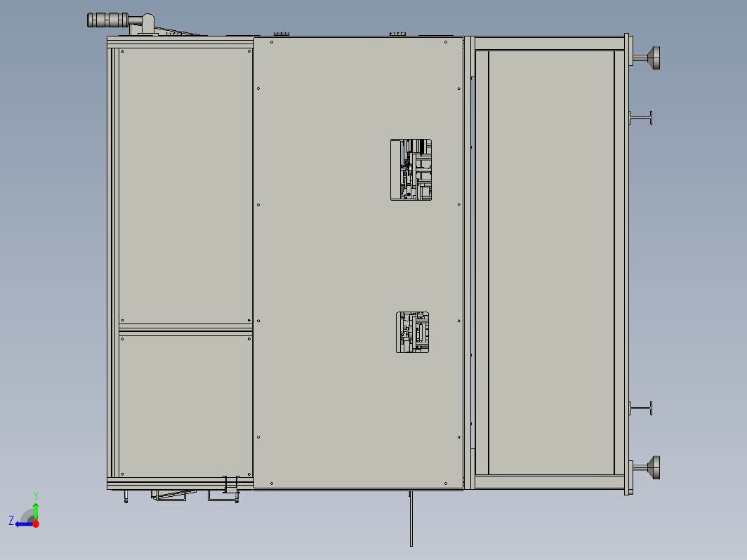 光洋内组件装配机 & 多功能检测机，零件内圈探伤检测机构