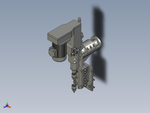钻头调整机构3D模型图纸