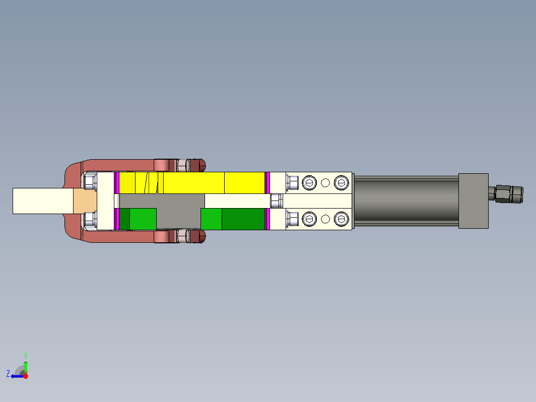 汽车焊接夹具一体式夹紧器标准单元