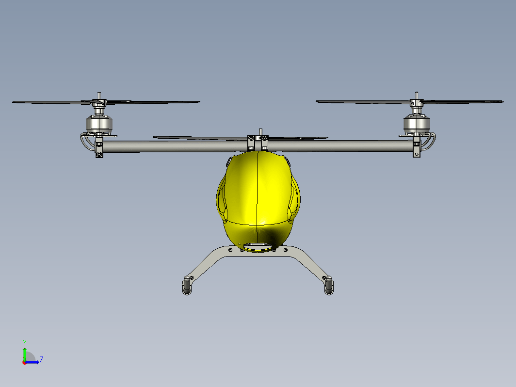 三旋翼直升机(多旋翼飞行器)